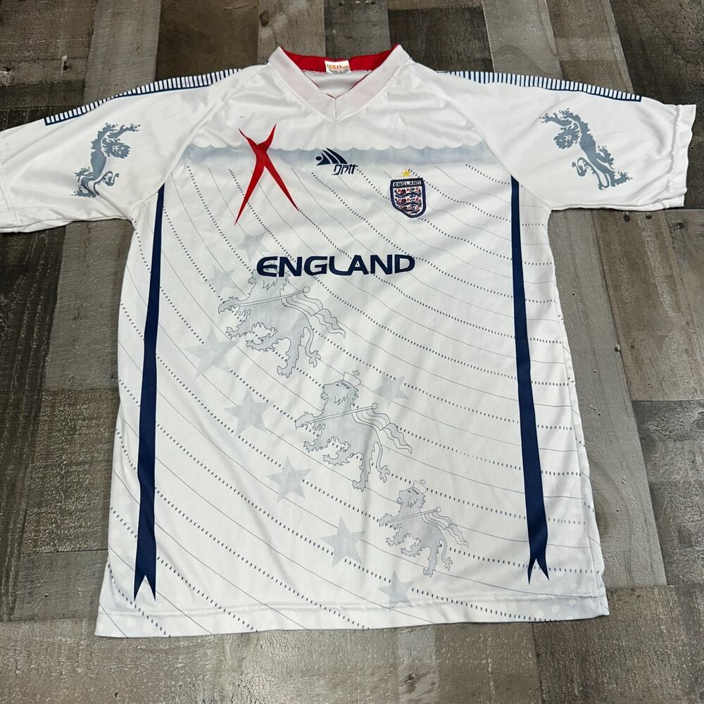 Donatt England Men's Soccer Football Jersey #4β Size Medium M